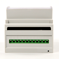Compteur d'énergie électrique triphasé indirect à bobine Rogowski sur rail DIN, connecté Modbus RJ45 RS485, avec affichage LCD, classe 0.5