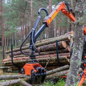 TC650L Forstkran gru forestale Holzkran Log Loader gru legname gru forestale con Grapples e argano idraulico della <span class=keywords><strong>foresta</strong></span> - Product Image 3