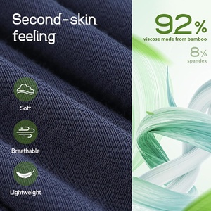 <span class=keywords><strong>Slip</strong></span> Boxer da <span class=keywords><strong>Uomo</strong></span> in Morbida Viscosa di Bambù Lavorata a Maglia, Comodi per il Relax e il Sonno, con Logo in Vita, Intimo all'Ingrosso - Product Image 5
