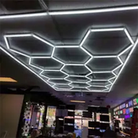 HanYin Nouveau Design Australie Offre Spéciale professionnel hexagonal lumière led pour voiture atelier voiture détaillant lumière d'inspection