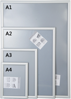 Cadre à pression pour affiche en aluminium A1/A2/A3/A4, à pression