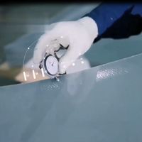 Panneau FRP haute brillance populaire auprès des clients européens, surface lisse comme un miroir, luminosité, service de découpe, épaisseur personnalisable pour VR