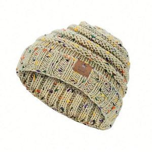 Fashion Plain <b>Hat</b> <b>Beanies</b> With Custom Embroidery Knit Winter Thick Solid Fleece Lined <b>Beanie</b> <b>Hats</b> for Kids - Product Image 3