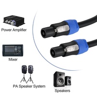 Connecteur mâle 4 pôles NL4 Speakon Prise audio pour haut-parleur avec connecteur Speakon haute connectivité