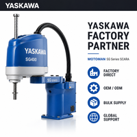 Robot SCARA Yaskawa Série SG 4 axes 3kg 20kg Haute Vitesse pour Prélèvement et Placement avec Contrôleur YRC1000 Moteur de Mouvement Haute Vitesse 1kW