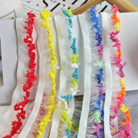 Bande élastique en jacquard géométrique écologique en Spandex/Nylon de 1,8 cm pour vêtements, textiles de maison, sacs, chaussures - XIN YING