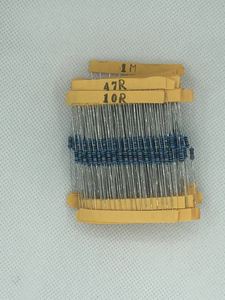 Kit d'assortiment de résistances à film métallique, 10 -<span class=keywords><strong>1M</strong></span> Ohm 1/4W, 300 pièces, 30 sortes, 10 pièces, livraison gratuite, 1 paquet, 1% - Product Image 4