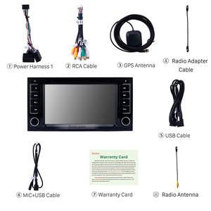 7 дюймов Android 10,0 сенсорный экран радио для <span class=keywords><strong>VW</strong></span> Volkswagen 2004-2011 Touareg 2009 <span class=keywords><strong>T5</strong></span> мультиван/транспортер с GPS навигацией Carpl - Product Image 4