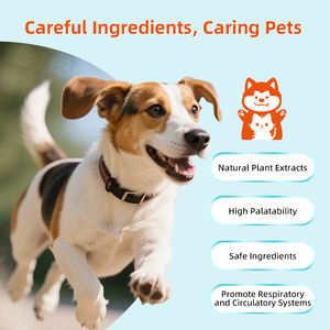 Werkseitig hergestelltes flüssiges Atemwegs ergänzungs mittel für Katzen und Hunde zur Linderung von Husten und Keuchen unterstützt die Gesundheit und Immunität der Lunge - Product Image 5