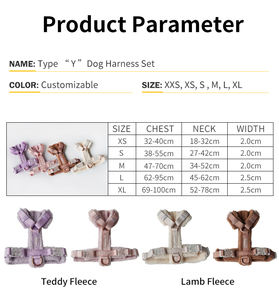 Keluaran baru pabrikan Logo khusus mewah tidak ada tarikan nyaman dapat disesuaikan bantalan lembut <span class=keywords><strong>Harness</strong></span> anjing peliharaan Teddy - Product Image 6