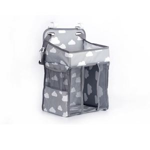 Sac de rangement suspendu grande capacité pour bébé, sac de rangement pour couches à accrocher au lit, sacs de rangement suspendus pour vêtements, sac de rangement en tissu Oxford pour trier les vêtements - Product Image 4