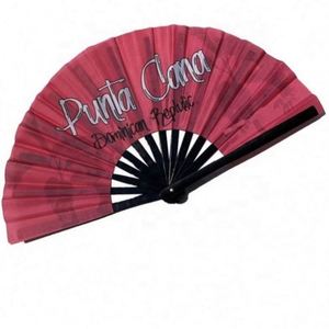 Éventail en bambou personnalisé de grande taille, style européen, pour Tai Ji Kung Fu, portable, avec motifs sculptés, logo personnalisé et symboles d'identité - Product Image 3