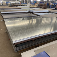 Tôles/Plaques en acier galvanisé à chaud de 0,5 mm à 1,0 mm, Z30-Z40, revêtement zinc, dureté moyenne, pour soudage, découpe, pliage (norme ASTM)