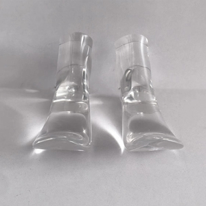 Nuovo Stile di Espositore per Scarpe a Calzino, Manichino Piede Femminile Trasparente in Resina, Modello Piede in Resina per Tacchi a Spillo - Product Image 4
