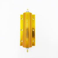 Résistance à bobinage de type RX24, à coque en aluminium, pour courant continu basse fréquence et courant alternatif haute puissance