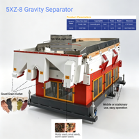 Séparateur de Graines Avancé par Gravité : Machine de Tri pour Éliminer les Graines Moisis, Endommagées par les Insectes et les Coques Cassées – Table de Séparation par Gravité et Séparateur d'Air