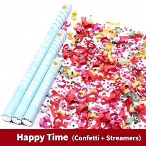 Cañones de Confeti al por Mayor, Lentejuelas de Papel Coloridas en Forma de Corazón, Cañones de Aire Comprimido para Fiestas Sorpresa, Proveedor Fácil de Usar, Cañones de Confeti para Bodas - Product Image 5