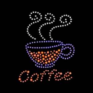 Coffee <span class=keywords><strong>on</strong></span> <span class=keywords><strong>My</strong></span> <span class=keywords><strong>Mind</strong></span> Bling Iron-<span class=keywords><strong>On</strong></span> Transfer Rhinestone Decal Sticker para camiseta y taza Hot Glass Hot Transfers Patches - Product Image 3