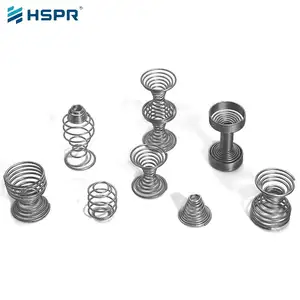Custom Alloy steel pressing Tower-shaped Plate pin Strengthen Cold Coil Compression Springs