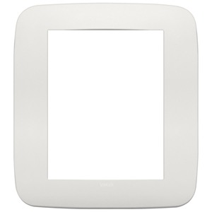 Vimar Square Matt Pearl Wall <b>Plate</b> 18.5 Cm Length 2.2 Cm Height For <b>Switches</b> - Product Image 1