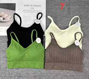 7# Low Price Stock High Quality European Girls Bra Sexy Sport Fitness Yoga Gym Top Bra Women <strong>Push</strong> up Seamless Bras - Product Image 1