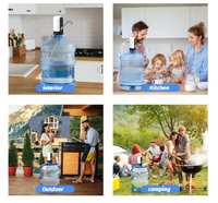 Bomba de Agua Eléctrica Inalámbrica 2026, Bomba de Agua Portátil Recargable por USB, Dispensador Automático de Agua Rápido y Sencillo