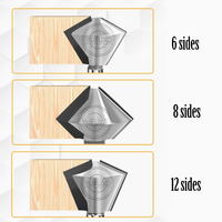 YUFU Couteau à bec d'oiseau diamanté non revêtu personnalisable, compatible OEM, HRC 65-93, pour machine de découpe, fraisage et gravure de table