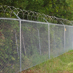 Clôture en treillis métallique galvanisé de style australien, haute résistance, 6 pieds de haut x 8 pieds de haut x 50 pieds de long, mailles de 2''x2'' - Product Image 1
