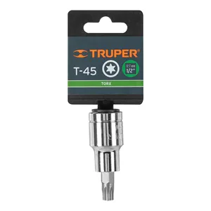 BOX 6 Douille Torx T-45, entraînement 1/2'', TRUPER - Product Image 4