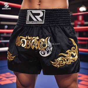 Celana Pendek Muay Thai Woosung Grosir untuk Latihan Tinju MMA - Product Image 4