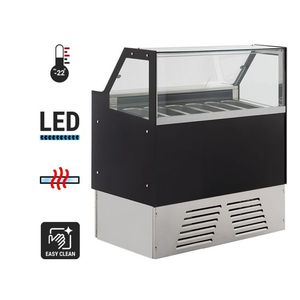 Vitrine commerciale de gelato de congélateur de réfrigérateur d'affichage de crème glacée de 6 plateaux - Product Image 3