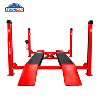 SAMFD Équipement de garage hydraulique robuste, Pont élévateur 4 poteaux pour alignement des roues, à vendre