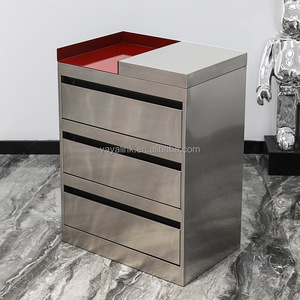 Pas encore d'<span class=keywords><strong>avis</strong></span> Salon de coiffure Salon de beauté Chariot en bois Armoire latérale Armoire à outils Salon de beauté Chariot - Product Image 4