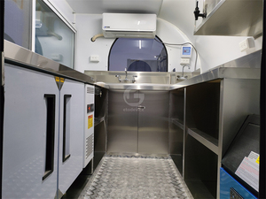 Xe bán thức ăn lưu động mới, phổ biến, đầy đủ tiện nghi, bán tại Châu Âu, thiết kế tùy chỉnh, có bồn rửa, xe bán cà phê, xe kéo bán thức ăn - Product Image 6