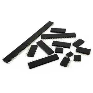 10Pcs 2.0mm Single Row Female 1x2/3/4/5/6/7/8/10/20/40 Pin Pin Header Connector 2mm Pitch Strip For PCB