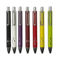Stylo bille en aluminium à poussoir de Chine avec fonctions de signature pour cadeaux promotionnels - Fabricant en gros