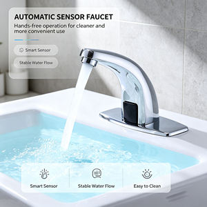 Grifo Automático con Sensor Infrarrojo para Agua Fría y Caliente, para Uso en Hoteles, Hospitales, Escuelas y Hogares - Product Image 1