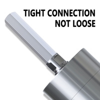 LAANCI 1 1/4UNC Thread Extension Rod 150-550mm Silver Aluminum Diamond Core Drill Bit Shaft Spare Connector for Masonry Drilling