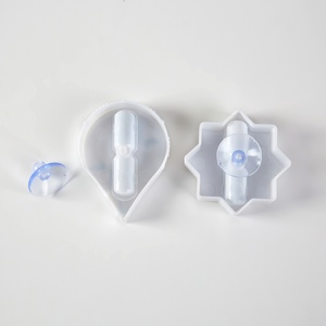 Minuteur de douche rotatif étanche fait main, design goutte d'eau octogonal mignon, minuteur à sable de 5 <span class=keywords><strong>minutes</strong></span> pour salle de bain et brossage des <span class=keywords><strong>dents</strong></span> des enfants - Product Image 2