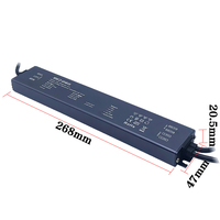 IP67 Triac 0/1-10V 5 en 1 gradation 100W CE RoHs UL 12V 24V 5 ans de garantie Pilote de LED pour l'éclairage Led