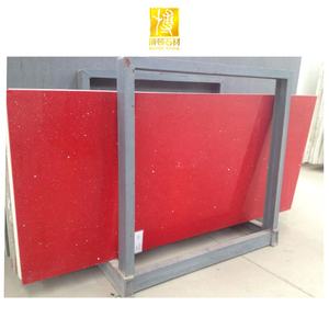 BOTON STONE – carreaux <span class=keywords><strong>de</strong></span> sol en pierre artificielle rouge polie et étincelante, <span class=keywords><strong>dalle</strong></span> <span class=keywords><strong>de</strong></span> Quartz artificielle - Product Image 1