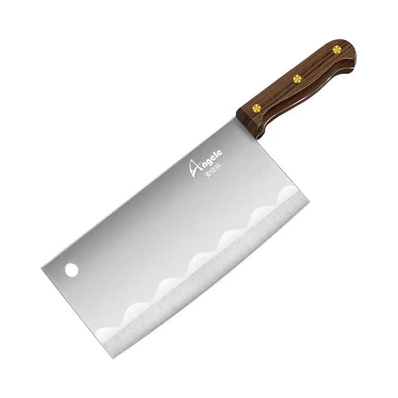 Toptan yüksek kalite paslanmaz çelik çin tarzı et cleaver süper keskin mutfak bıçağı