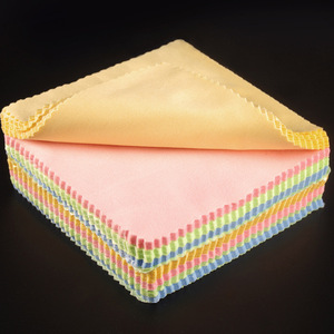 Paños de limpieza para lentes, 100 piezas, colores variados, microfibra, portátiles, para el cuidado de gafas y lentes - Product Image 2