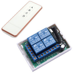 Dc12v 24V 4ch không dây <span class=keywords><strong>RF</strong></span> điều khiển từ xa chuyển đổi cho thiết bị nhà - Product Image 5
