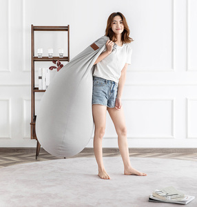 <span class=keywords><strong>Puff</strong></span> de espuma viscoelástica Cloud Pod, cómodo para la piel, mueble para el hogar, sillón Cloud Pod, sofá cama de gravedad cero, puf. - Product Image 3