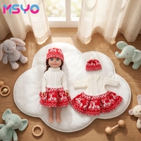 MSYO Ensemble de vêtements d'hiver pour petite poupée de 18 pouces, jouet en PVC et plastique