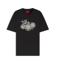 Camiseta Casual para Hombre 2026 con Pedrería, Ventilada, de Algodón Puro, Talla Grande, Estilo Retro, Exquisita y Transpirable