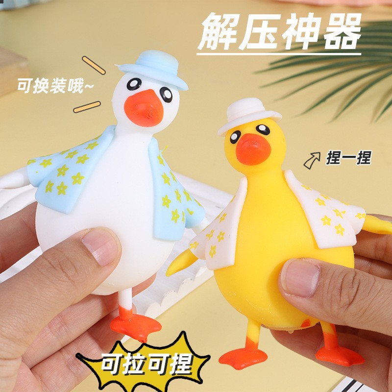 Anatra antistress che cambia costume - colori assortiti