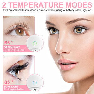 ALIVER Vente en gros de recourbe-cils chauffant <span class=keywords><strong>électrique</strong></span> rose, type C, température 65-85 ℃   Chauffage rapide en 30 secondes, boucles 24H, commande en gros, prix usine - Product Image 4