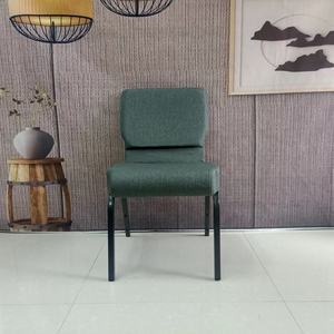 Chaises de prêtre empilables et emboîtables en acier noir, nouveau design 2025, <span class=keywords><strong>pour</strong></span> la vente en église - Product Image 1